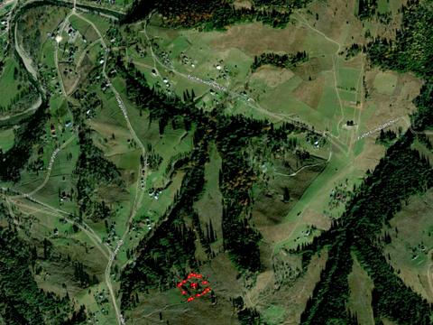 участок по адресу Підкринта