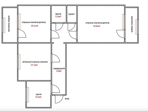 квартира за адресою Свободи просп., 2