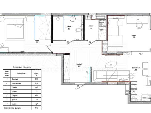 квартира по адресу Берестейский просп. (Победы), 42а