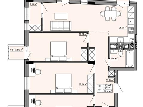 квартира за адресою Пилипа Орлика вул., 2