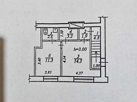 квартира за адресою Сергія Нігояна просп. (Калініна), 19