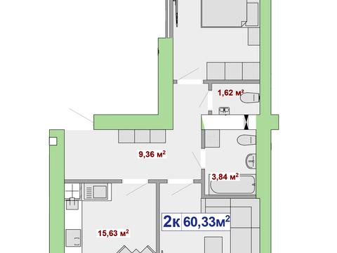 квартира за адресою Івано-Франківськ, Чорновола вул., (Будинок 2)