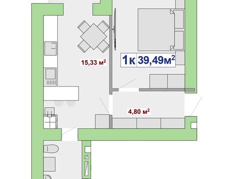 квартира за адресою Чорновола вул., (Будинок 2)