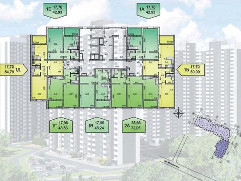 квартира за адресою Героїв Енергетиків вул., (Будинок 1)