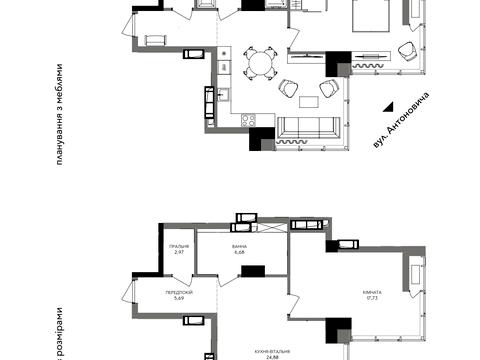 квартира за адресою Антоновича вул. (Горького), (Будинок)