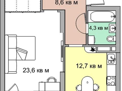 квартира за адресою Київ, Василя Симоненка вул., 5-А