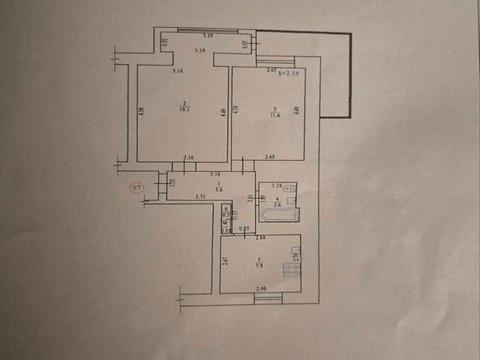 квартира по адресу Решетиловская ул. (Маршала Бирюзова), 84