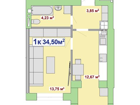 квартира за адресою Чорновола вул., (Будинок 2)