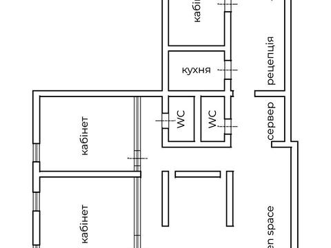 коммерческая по адресу Леся Курбаса просп., 2/13