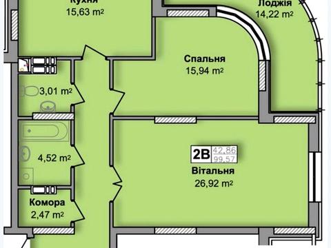 квартира за адресою Юрія Кондратюка вул., 5