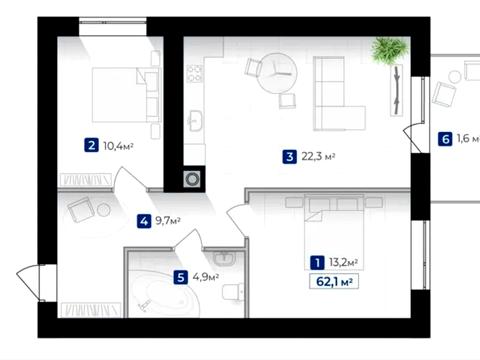 квартира по адресу Евгения Коновальца ул., (Будинок 3)