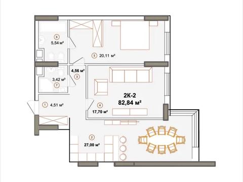 квартира по адресу Зверинецкая ул., 70-А