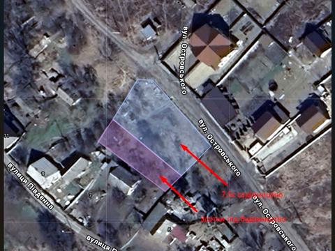 ділянка за адресою Островського вул.