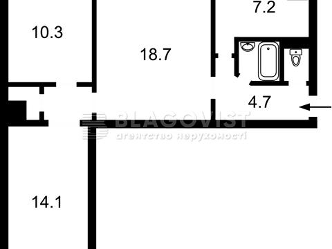 квартира за адресою Митрополита Василя Липківського вул. (Урицького), 39