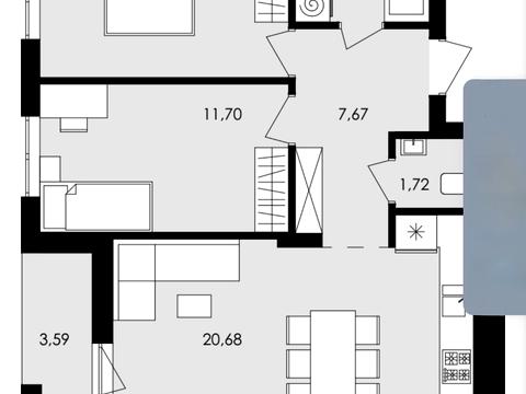 квартира по адресу Героев Майдана ул., 1