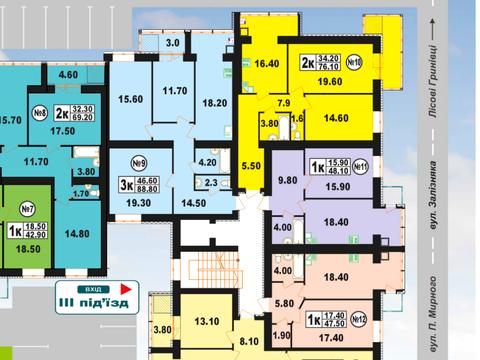 квартира за адресою Степана Бандери вул., (Будинок)