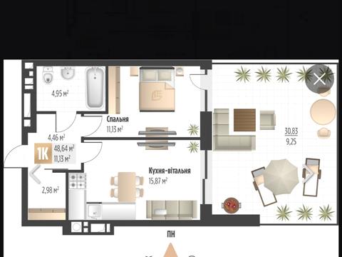 квартира за адресою Пилипа Орлика вул., (Будинок 1)