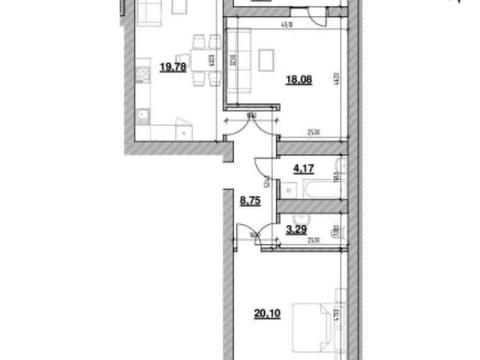 квартира по адресу Зализничная ул., 9Б