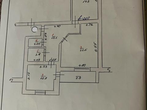 квартира по адресу Будівельників ул., 3