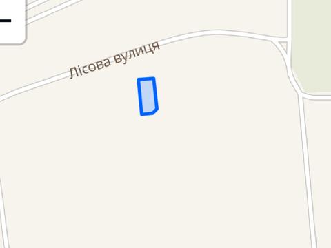 ділянка за адресою Лісова