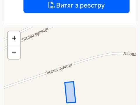 ділянка за адресою Лісова