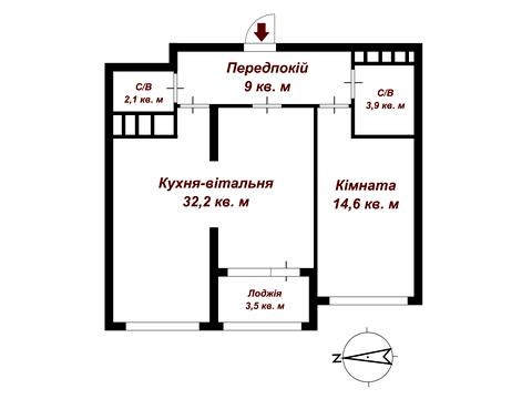 квартира за адресою Андрія Верхогляда вул. (Михайла Драгомирова), (Будинок 3)