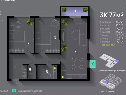 квартира по адресу Ивано-Франковск, Романа Левицкого ул., (Будинок 7)