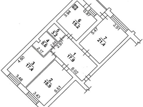 квартира за адресою Левка Лук'яненка вул. (Маршала Тимошенка), 21к9
