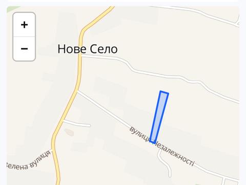 ділянка за адресою с. Нове Село, 