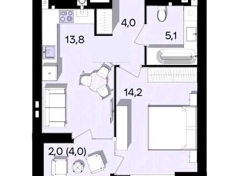 квартира за адресою Левка Лук'яненка вул. (Ватутіна), (Будинок 1)