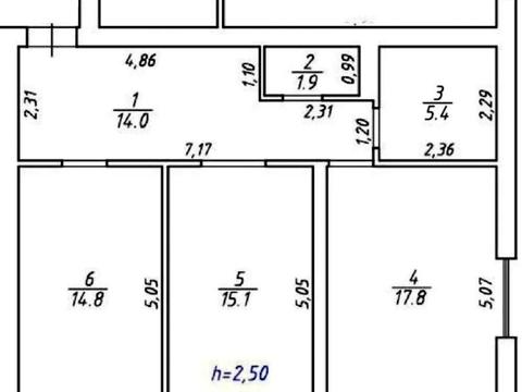 квартира за адресою Рудненська вул. (Білогорська), 8а