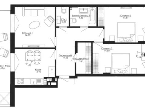 квартира за адресою Набережно-Рибальська дорога вул., 3