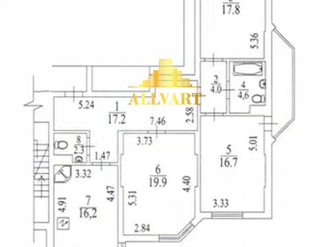 квартира за адресою Степана Рудницького вул. (Академіка Вільямса), 3-А