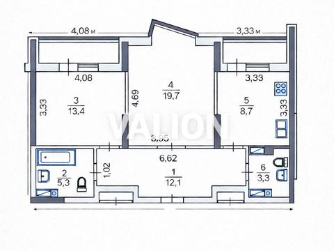 квартира за адресою Драгоманова вул., 2-А