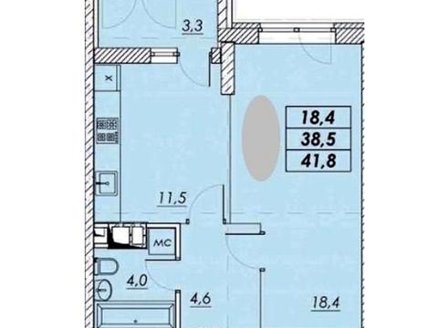 квартира за адресою Прохоровська вул., 40 к1-4
