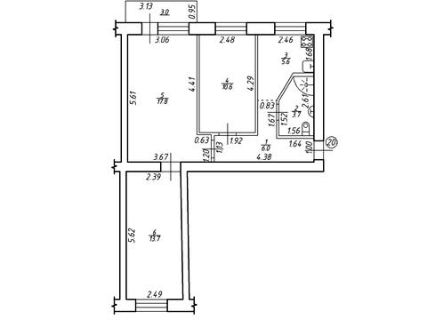 квартира по адресу Північний бульв., 1а