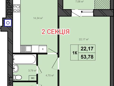 квартира по адресу Миру просп., (Будинок 2)