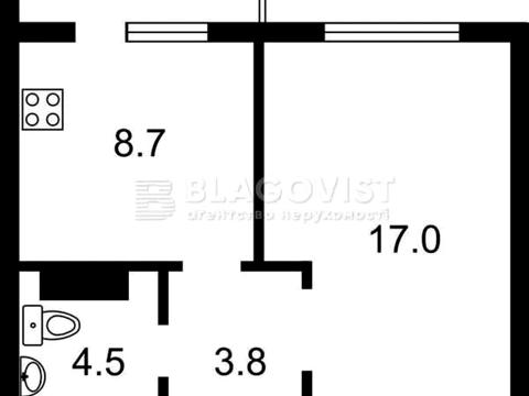 квартира за адресою Бориса Гмирі вул., 12-Б