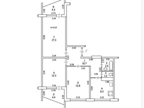 квартира за адресою Київ, Олександра Архипенка вул. (Мате Залки), 6-Б