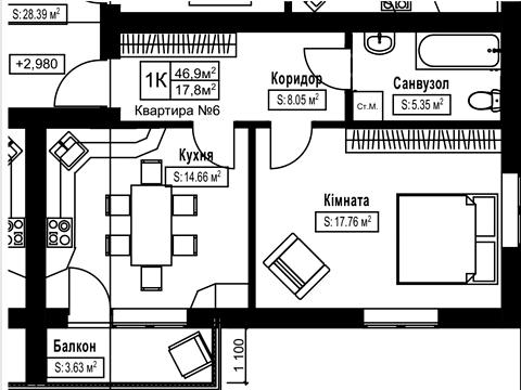 квартира по адресу Весняна ул., 10
