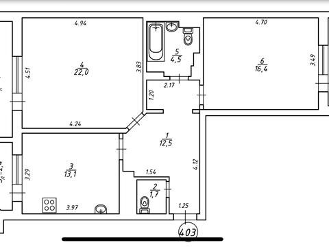квартира за адресою Миколи Бажана просп., 10
