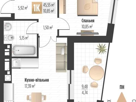 квартира за адресою Пилипа Орлика вул., (Будинок 2)