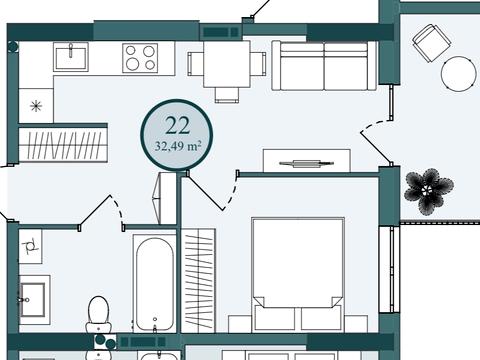 квартира по адресу Джерельна ул., 4