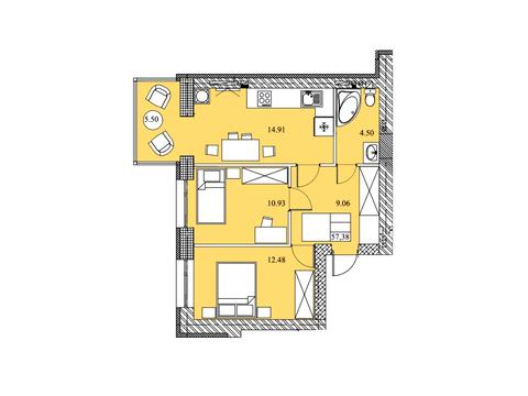 квартира за адресою Шептицького вул., (Будинок 2)