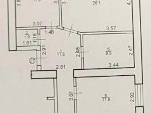 квартира за адресою Калуське шосе, 3 к 8