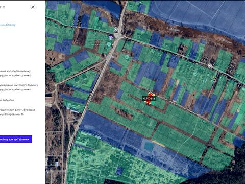 участок по адресу Покровська