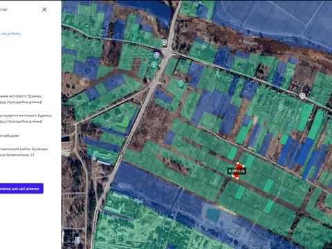 участок по адресу Визволителів