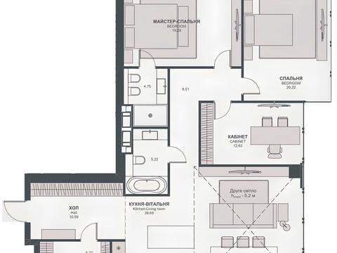 квартира за адресою Василя Тютюнника вул. (Анрі Барбюса), 39