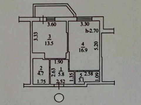квартира по адресу Овидиопольская дорога ул., 3, к.1
