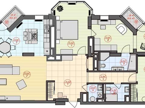 квартира по адресу Болсуновская ул. (Сергея Струтинского), 2